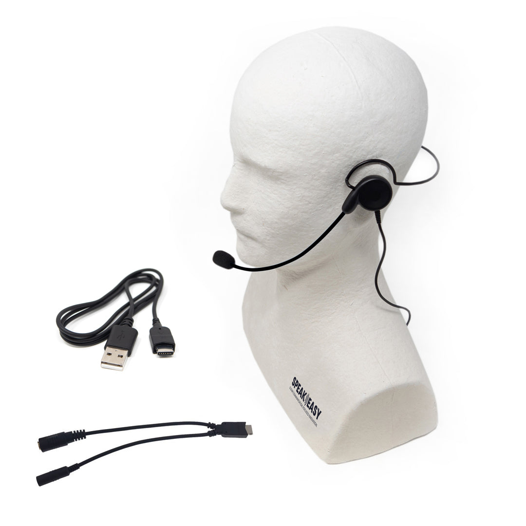 Actio Single-Speaker Headset with Mic Accessory Pack